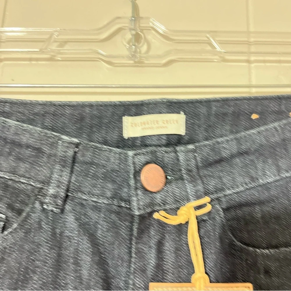 Coldwater Creek Jeans Women's Blue Denim Tuxedo Ankle Jeans Size 4P NWT - Picture 4 of 12